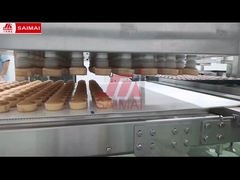 Linia produkcyjna ciastek, linia produkcyjna piekarni, chleb hamburgerski, toast, ciasto, ciasto księżycowe, duński