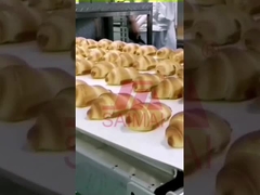 Linia produkcyjna chleba croissant, chleba hamburgera/chleb z tostami, chleba pleśni.