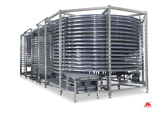 ISO9000 Spiral Cooling Conveyor