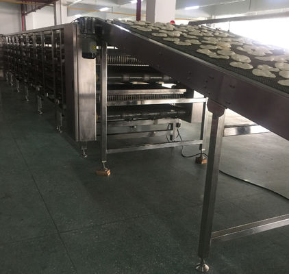 CE Industrial Flattened Dough Roti Pita Flat Bread Production Line